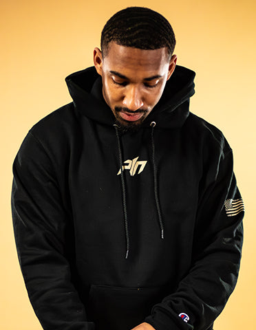 Champion essential hooded legacy sales