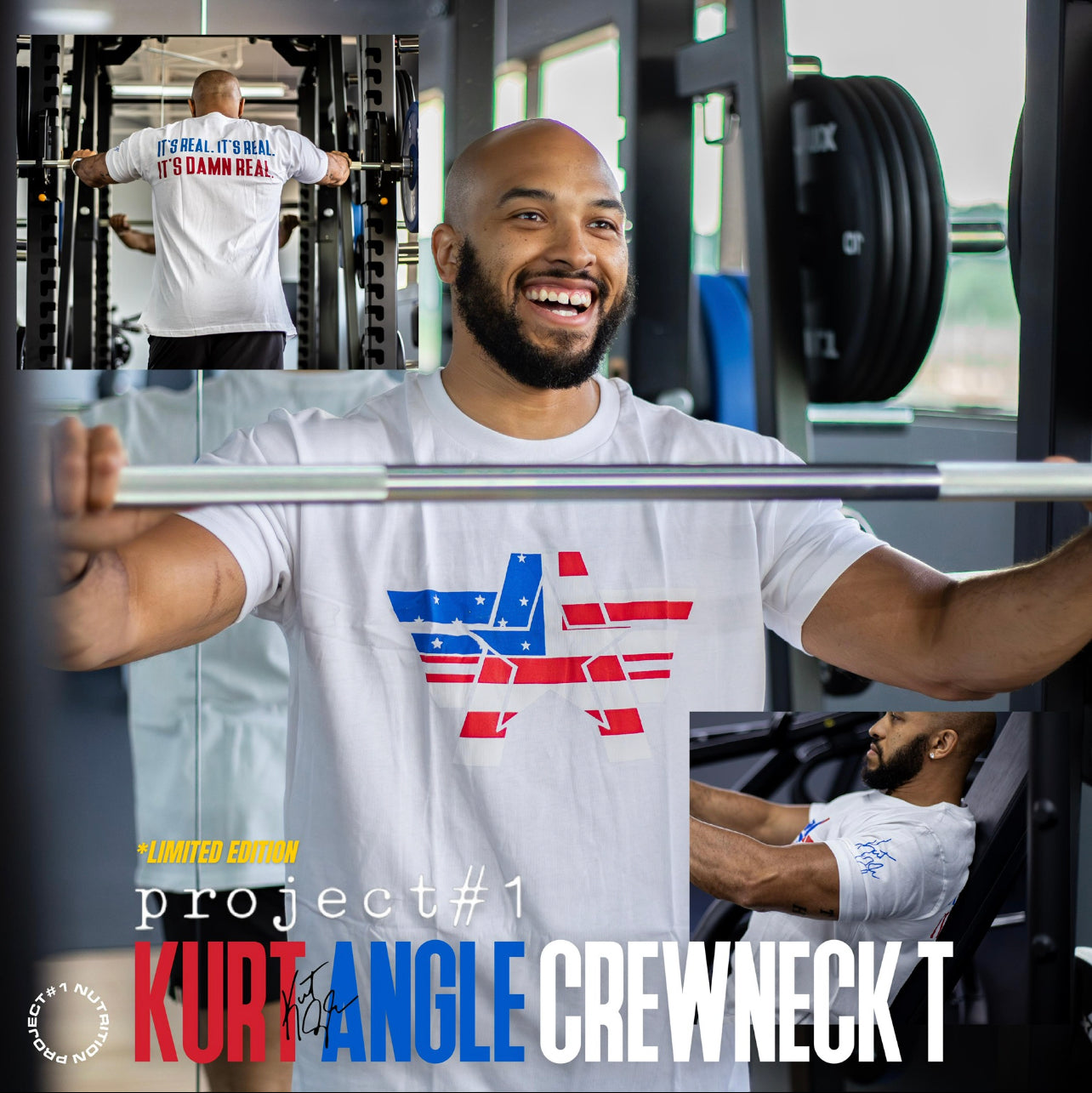 Project#1 American Dream Shirt - Kurt Angle