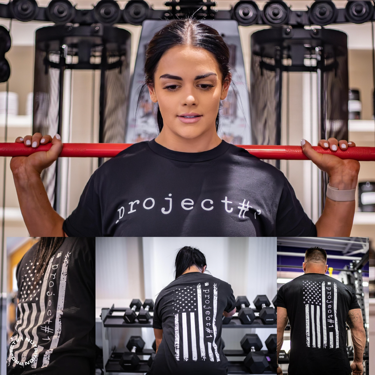 Project#1 USA Stars & Stripes Shirt - Black