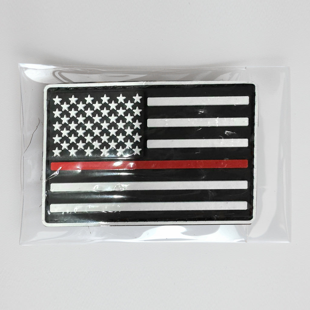 American Flag Patch – Thin Red Line Edition